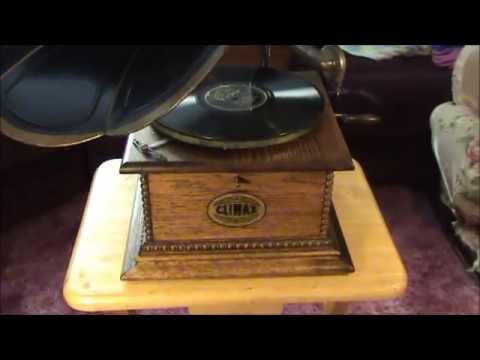 1909 Climax Phonograph Playing 