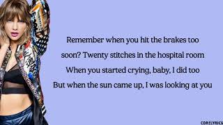 Taylor Swift - Out Of The Woods (lyrics)