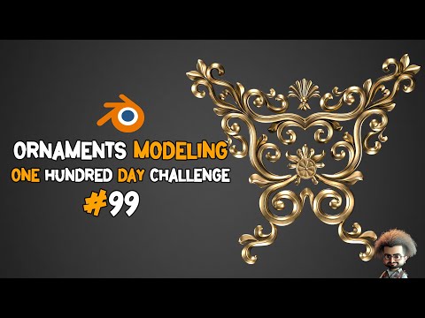 Ornaments Modeling in Blender #99