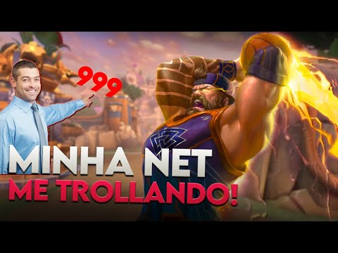 ODIN SOLO, MINHA NET TÁ ME TROLLANDO! - ⚡ Smite BR Conquista
