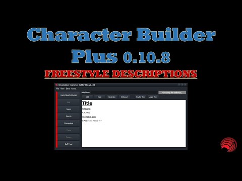 Neverwinter: Character Builder Plus v0.10.8