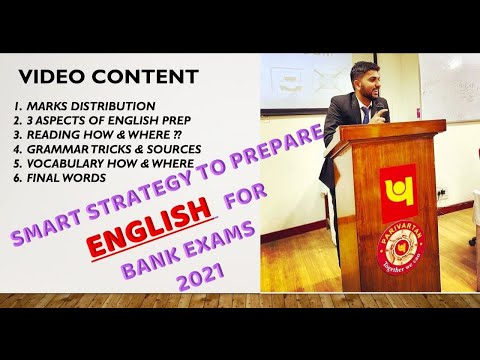 Smart Strategy for English | Pre + Mains | Bank Exams 2021 | Ravi Sharma (Bank PO)