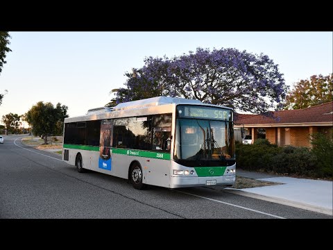 Transperth TP2068 Mercedes-Benz OC500LE CNG(Powerful Loud ZF Kickdown & Thrash) Part 2