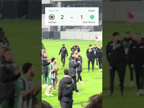 Victoire du Red Star 2-1 face à l’AS Saint-Étienne grâce à un doublé de Damien Durand #RedStar #ASSE