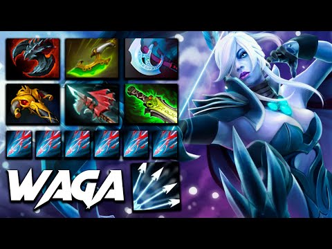 Waga Drow Ranger Pure Skill - Dota 2 Pro Gameplay [Watch & Learn]