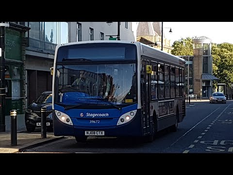 COVERING: Route E1 | NJ08CTX/39672 - Stagecoach North East: MAN 14.240LF/ADL Enviro 200