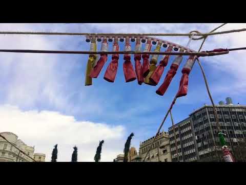 Fallas Valencia 2019 - Pirotecnia Nadal Martí set up and aftermath
