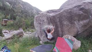 Video thumbnail of Pallasso, 6b. Cavallers