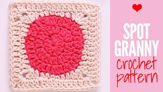 How to Crochet a Polka Dot Granny Square – Easy & Fun Tutorial!