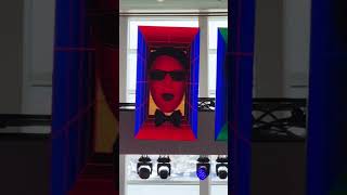 Robot screens on Ovation of the Seas