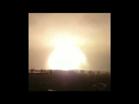 Giant Explosion in Kharkiv, Ukraine