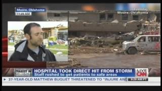 Man torn out of his wife's arms, hospital took direct hit from Oklahoma tornado (May 23, 2013)
