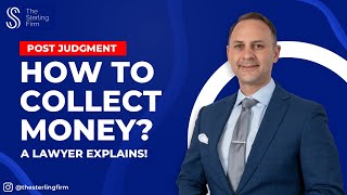 POST-JUDGMENT: HOW TO COLLECT YOUR MONEY? POST JUDGMENT COLLECTION METHOD | #LAWYER #LAWFIRM