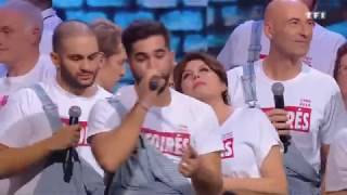 Les Enfoirés 2019 Le monde des Enfoirés 8 mars 2019.  On trace. La chanson des Restos