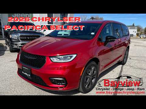 2026 Chrysler Pacifica Select AWD in Red for sale at Bayview Chrysler Dodge Jeep Ram in Sarnia, ON