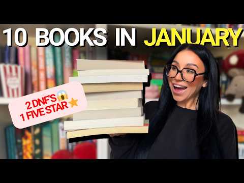 I Read 10 Books in January...  & My FIRST 5-Star of 2026! 😱📚 | Monthly Reading Wrap Up