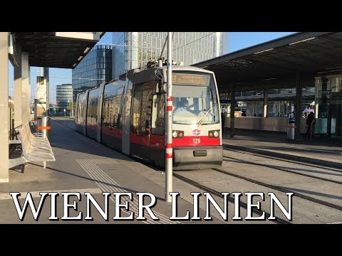 Vienna | Wiener Linien Tram at Hbf. [Siemens ULF #129]