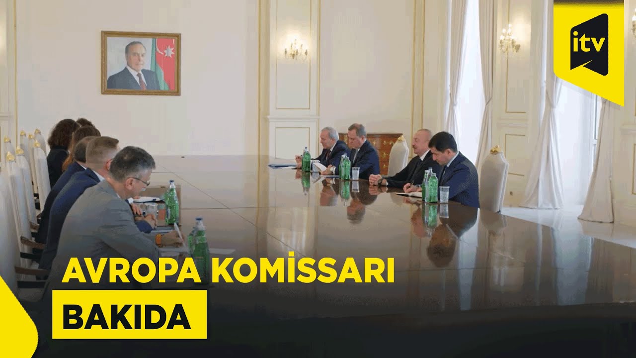 Prezident İlham Əliyev Aİ-nin Genişlənmə üzrə komissarını qəbul edib