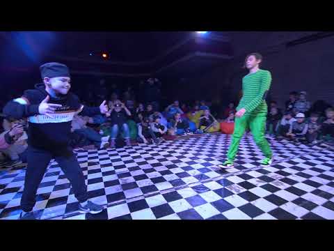 Bboy Hammer VS bboy Green | top 8 kids Joint&jam 2019