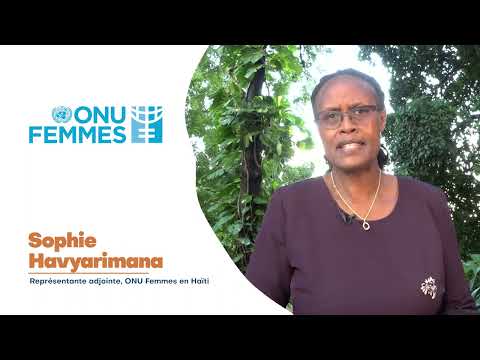 La Représentante adjointe de ONU Femmes en Haïti autour des 16 jours d’activisme