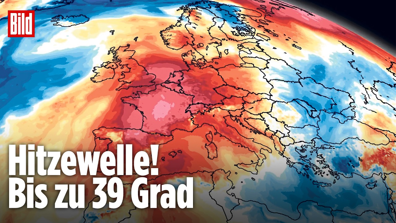 Hitze-Alarm in Deutschland: Bis zu 39 Grad und Gewittergefahr!