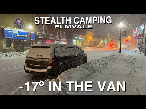 -19º Winter Van Camping • Elmvale 🎄 Christmas Special