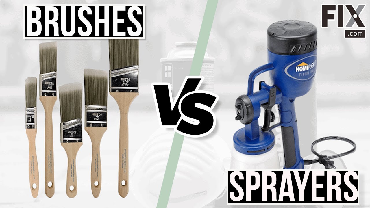 Brush vs Spray Paint