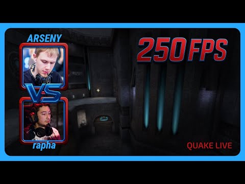 rapha vs ARSENY | 250FPS Quake Season 4 | EN | Quake Live