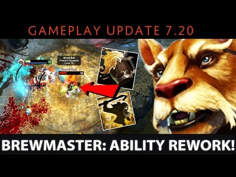 Dota 2 NEW 7.20 Patch - Brewmaster: Ability Rework