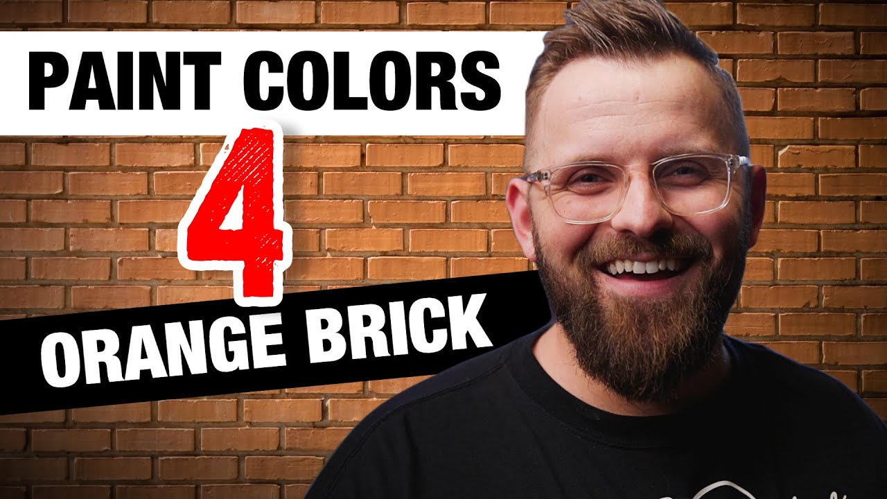 What color goes with orange brick house? EN General