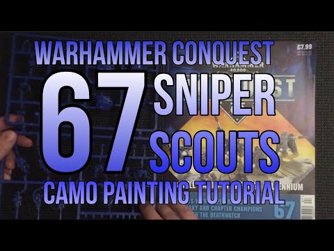 Warhammer Conquest Issue 67 Review: Scout Snipers and Camo Cloak Tutorial