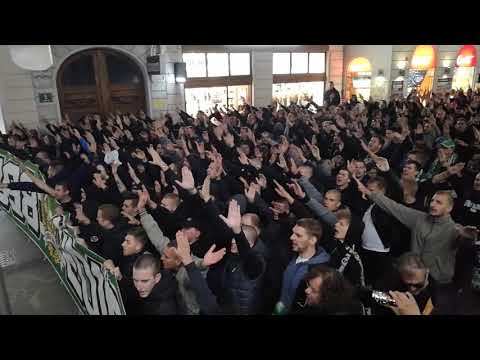 Navijači iz skupine Green Dragons praznujejo 30 let