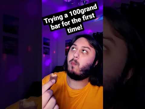 British Fat Man Tries a 100 Grand Bar for the First Time!