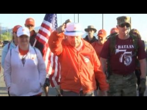 99-year-old Bataan survivor walks to honor those who fell