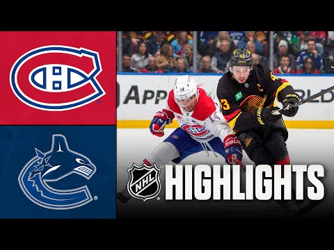 NHL Highlights | Canadiens vs. Canucks | October 25, 2025
