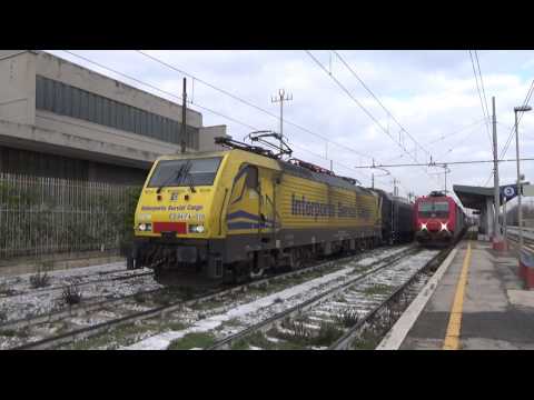 Doppia bicolore per Interporto Servizi Cargo (E189.916 + E484.901), in partenza da Pomezia!