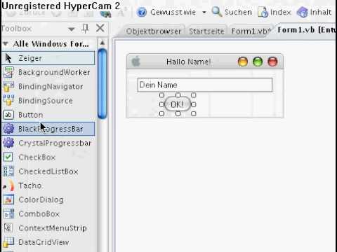 Visual Basic 2008 Tutorial 1: Hallo Name & Speichern
