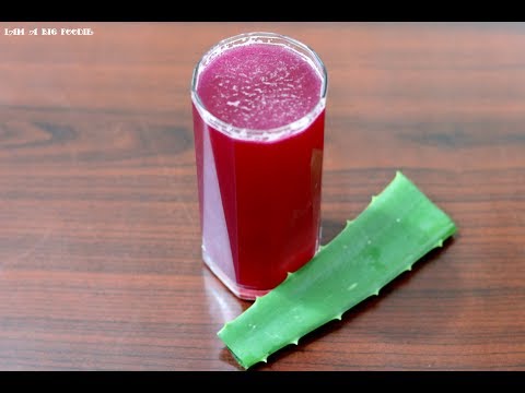 Aloe Vera Ginger Lemon Juice How to make Aloe Vera Juice Natural Cures