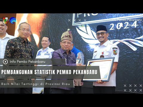 Pembangunan Statistik Pemko Pekanbaru Raih Nilai Tertinggi di Provinsi Riau