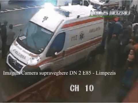 TV NEWS BUZAU - Accident, doua tinere Limpezis - DN2 E85 - 06.04.2013