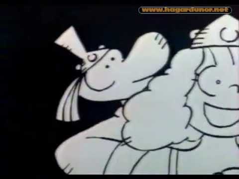 Skol Lager - Advert - Hägar The Horrible - Dance Bar - (1988-1989, UK)