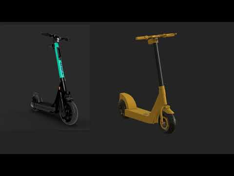 E Scooter 3D Model