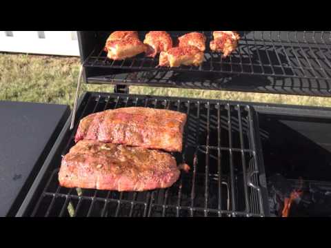 Dyna-Glo Indirect Cooking Ribs & Chicken Thighs