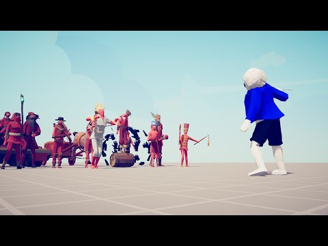 SANS vs EVERY FACTION - Totally Accurate Battle Simulator TABS