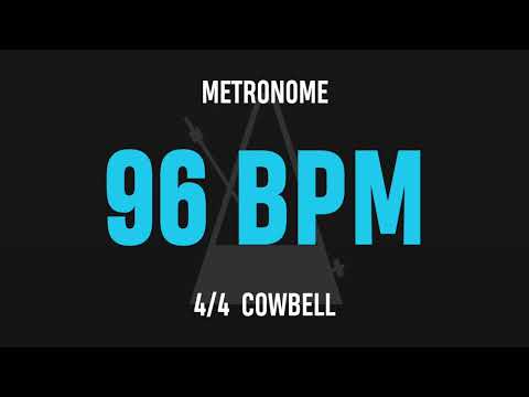 96 BPM 4/4 - Best Metronome (Cowbell)