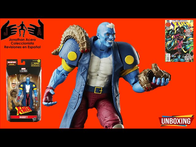 Vídeo relacionado con Marvel Hasbro Legends Series - Figura de Maggott de los X-Men - Juguete de colección de 15 cm, con 2 Accesorios y 2 Piezas de Figura para armar (F3691)
