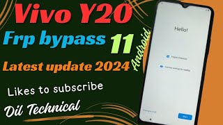 Vivo y20 Frp bypass latest update 2024 Android 11