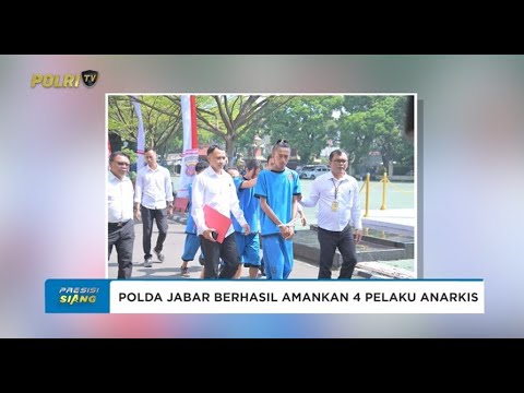 POLDA JABAR AMANKAN PELAKU AKSI ANARKIS PADA MAY DAY 2025