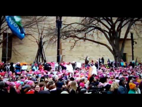 Women's March on Washington 1/21/2017. Toshi Reagon and Big Lovely with Nona Hendryx