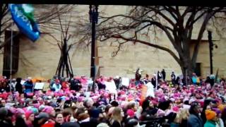 Women's March on Washington 1/21/2017. Toshi Reagon and Big Lovely with Nona Hendryx